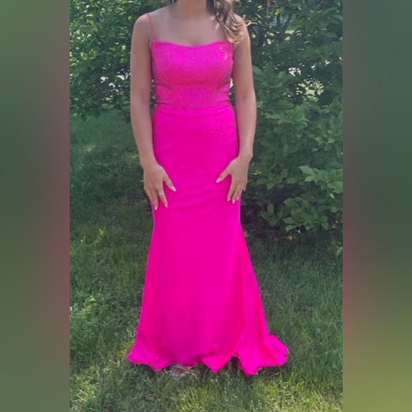 Lady Black tie prom dress like new! - Picture 3 of 5